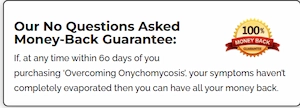 Overcoming Onychomycosis money back gurantee