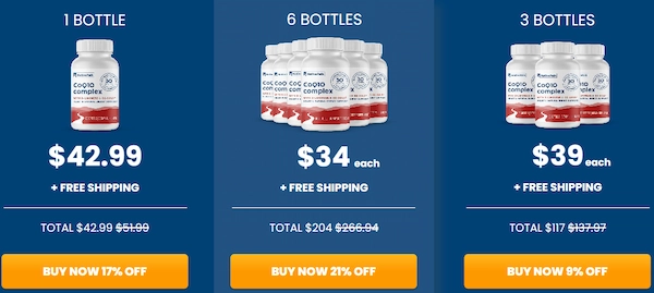 Nativepath COQ10 Complex pricing details